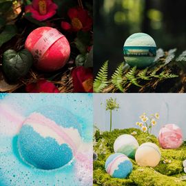 HIVELLA Relaxing Bath Bombs 140g EWG Green Mild Bubble Bath Ball _ Made in KOREA